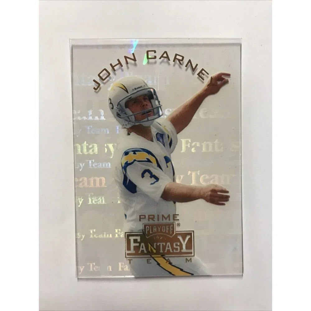 1995 Playoff Football Prime Fantasy Team JOHN CARNEY #FT 4 San Diego Chargers